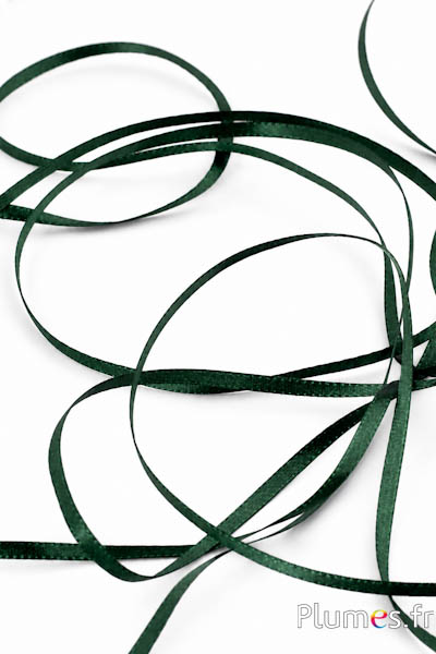 Satinband - Breite 3 mm - grün
